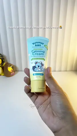 Pake calming cream by yummys baby bayi anti rewel kembung dan kolik #fyp #viralvideo #calmingcream #yummysbabycalmingcream #antirewel 