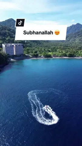 Subhanallah banget viewnya 😍 Yuk segera booking jetski nya : ☎️ 0852-3780-8918 📍Sheraton Senggigi / Louis Kienne Malimbu 🌐 jetskilombok.com #jetski #lombokjetski #seadoo #sewajetskilombok #fyp 