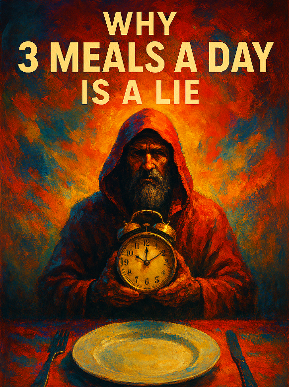 “Why 3 Meals a Day Is a Lie: The Truth About Fasting & Healing” We weren’t designed to eat nonstop. The three-meal routine? A modern invention. Ancient humans fasted, healed, and thrived. Today, we eat out of habit—not hunger. What does that do to our bodies? Insulin spikes. Inflammation. Lost repair cycles. This video dives into the forgotten history of eating and the power of fasting to reset your system. It’s time to rethink the plate. FastingTruth EatLessHealMore ThreeMealsMyth AncientWisdom ModernFoodTrap AutophagyExplained InsulinSpikes GutRestoration FoodHistory HealingCycles BeyondThePlate MetabolicReset CircadianRhythm DigitalDetox BodyRepairMode #nutritionmyths #ancestralhealth #autophagy #guthealth #metabolism 