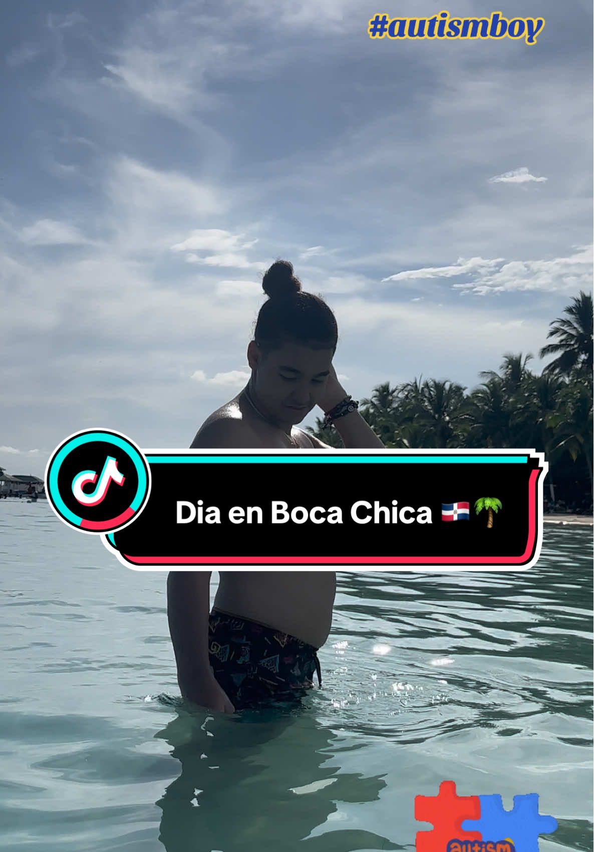 Día en Boca Chica 🇩🇴 🌴  #autismo #autism #dr #bocachica #santodomingo 🧩