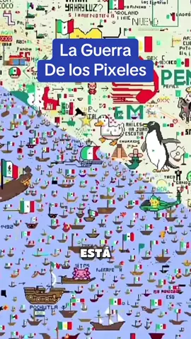 La guerra de los pixeles #humor #wplace #mexico 