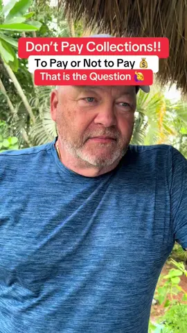 Don't pay collections!! Here's what Steve has to say!! we have other options that will help you in the end, not hurt you. #collections #helpme  #debtfree  #repo #creditrepairservices 