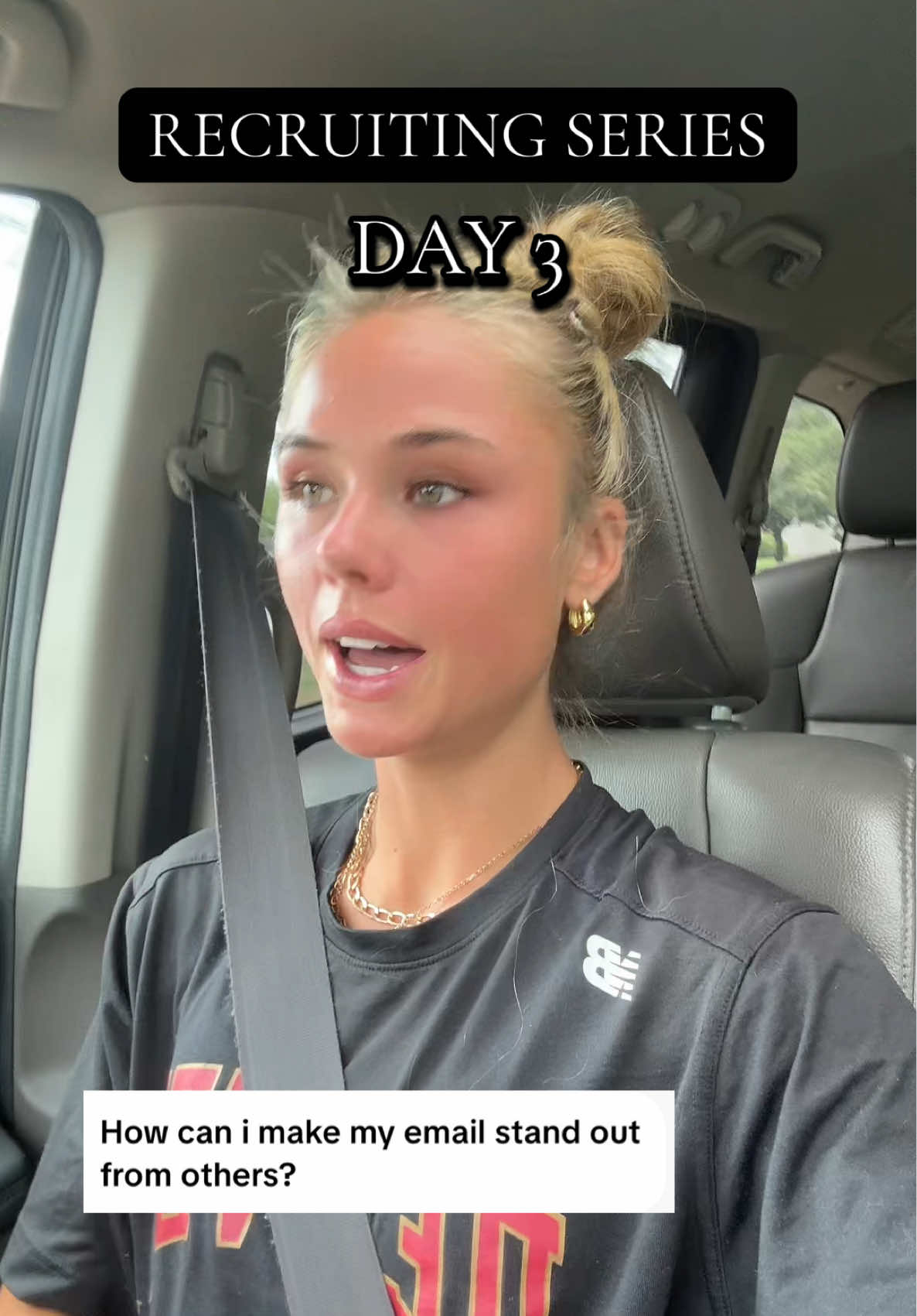 Day 3: “How can I make my email stand out for others?” Personalize, relate, and b be yourself! #lacrosse #lax #recruitment #d1 #athlete 