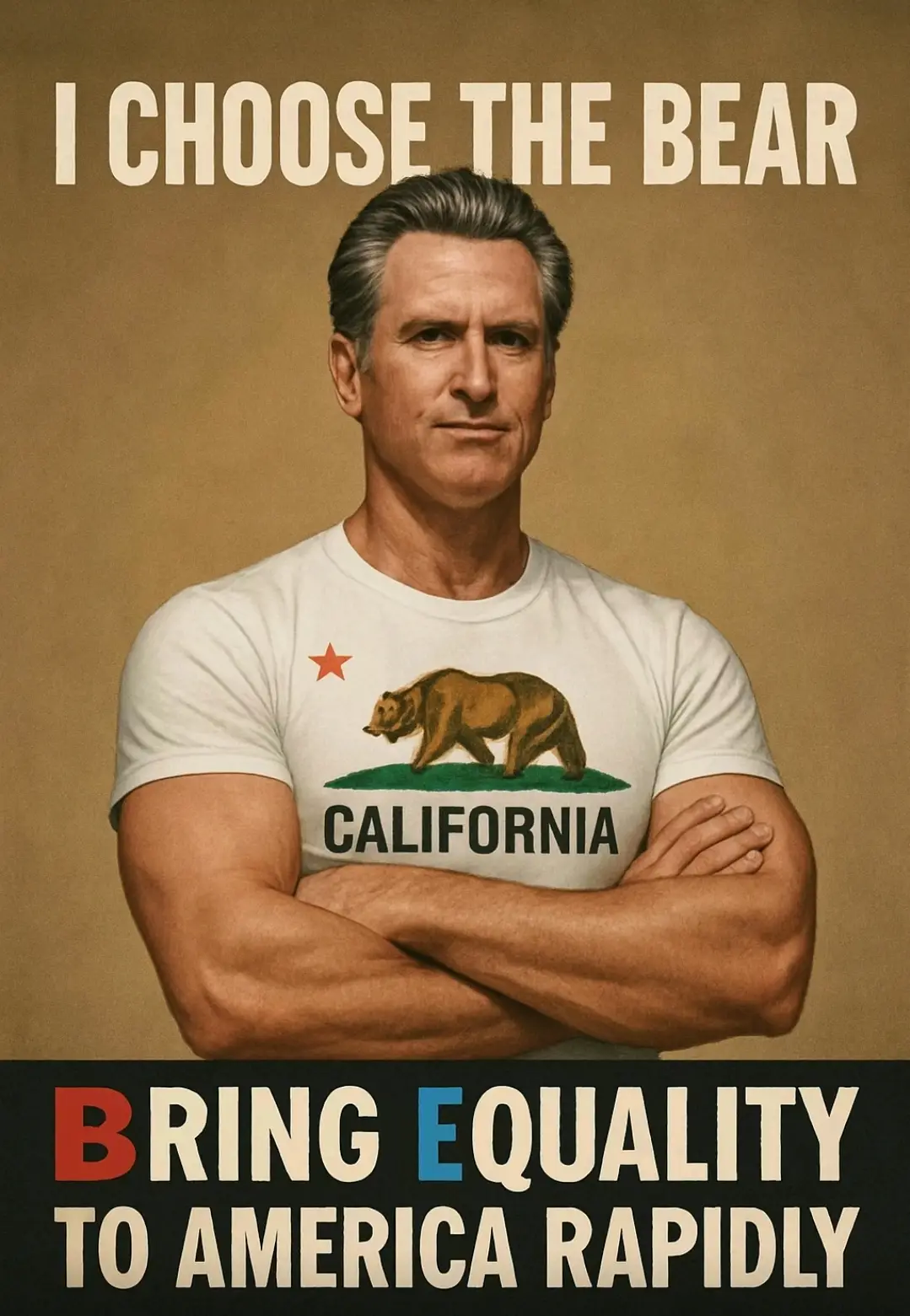 #ichosethebear #gavinnewsom #governornewsom #presidentnewsom 