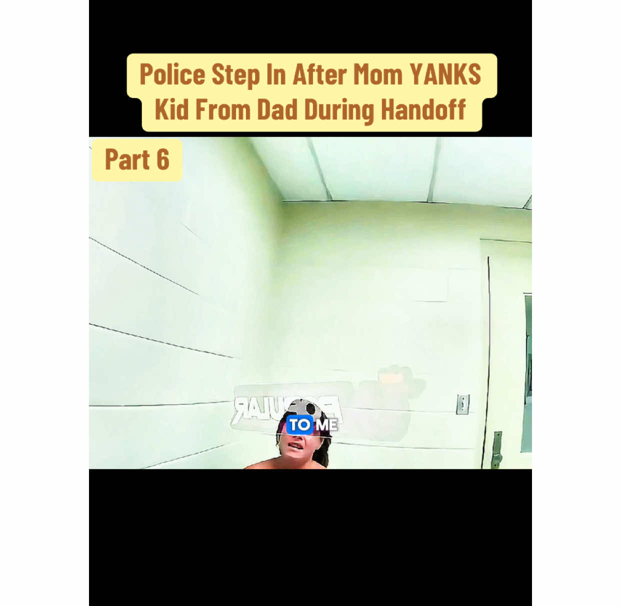 Police Step In After Mom YANKS Kid From Dad During Handoff #cops #copsoftiktok #law #arrested #viral #trending #bodycam 
