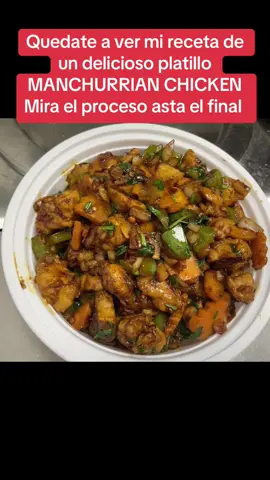 MANCHURRIAN CHICKEN #delisiosacomidachina #chinesefood #comidachina #chicken 