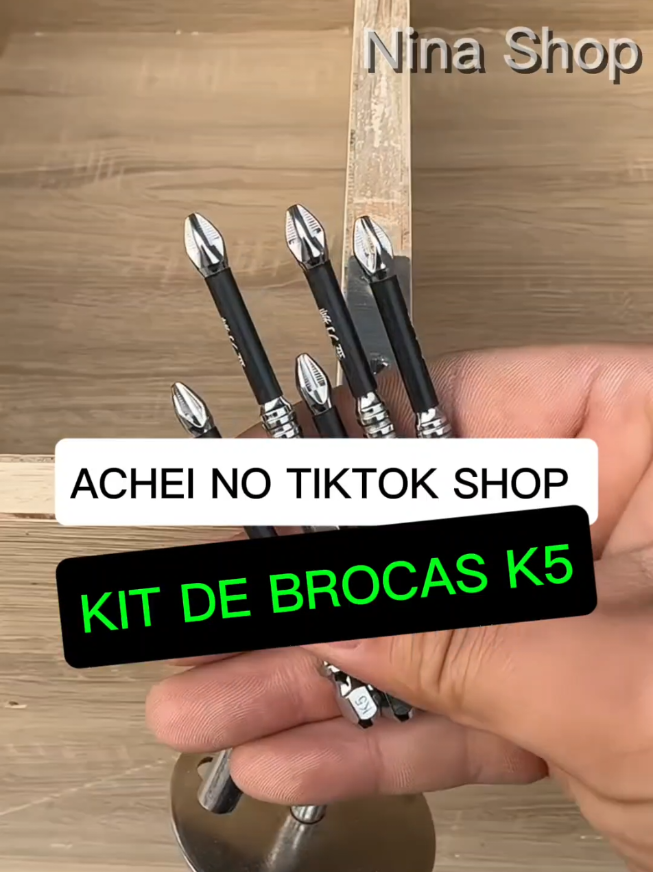Kit de Brocas k5 resistente a impacto antiderrapante.#brocask5 #kitdebrocas #achados #tiktokshop 