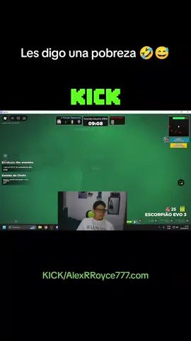 Que dicen ustedes? 😅🤣 #robloxgames #streamer #kickclips #clips #777 #alexrroyce777  AlexRRoyce777 en KICK ✅🎰