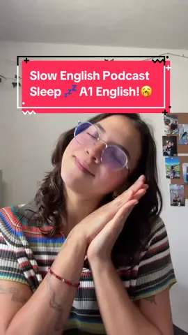 My sleep has never been better 😴💤 Are you a heavy sleeper, or a light sleeper? 🛌  #slowenglishpodcast #englishteacher #misshoney #englishlistening #maestramiel #englishpractice #englishlearning 
