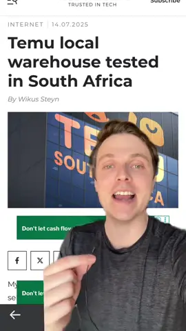 Temu warehouse in South Africa 🇿🇦??? #temufinds #southafricatemu
