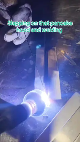 Joking video for people that weld in pancake hoods I’m just gonna play this to mess with ya, still love my pancake hood from @Outlaw Leather LLC #welder #weldinglife #welding #welding #outlawleather 