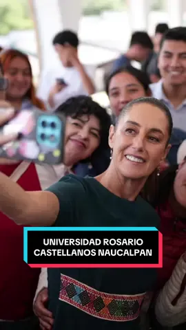 Cuando fui jefa de Gobierno de la Ciudad de México, creamos la Universidad Rosario Castellanos con el deseo de que más jóvenes accedieran a la educación. Hoy la llevamos a nivel nacional; ya son más de 70 mil estudiantes inscritos. Visitamos la nueva sede Naucalpan, en el Estado de México. La educación es un derecho. #fyp #URC 