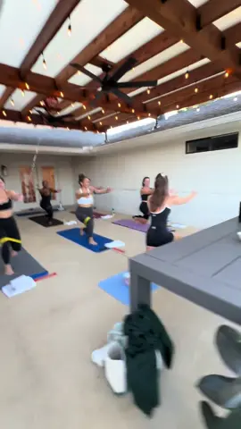 Workout under the SkyPoly Pergola! #pergola #skypoly #patiocover #backyardideas #backyard 