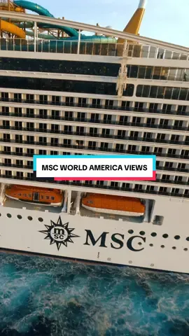 Sea day vibes. #MSCWorldAmerica #MSCCruises
