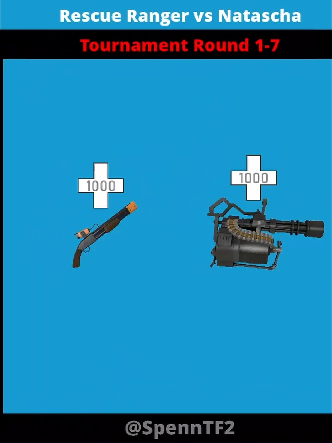 Rescue Ranger vs Natascha simulation #TF2