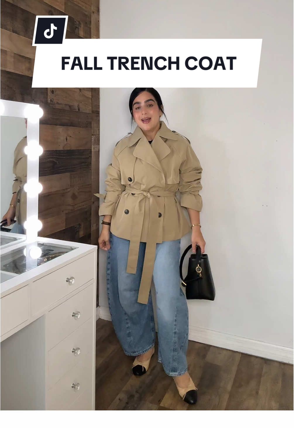 Fall Trench Coat #trenchcoat #womentrenchcoat #trenchcoatoutfit #fallbasics #TiktokShopCreatorsPicks 
