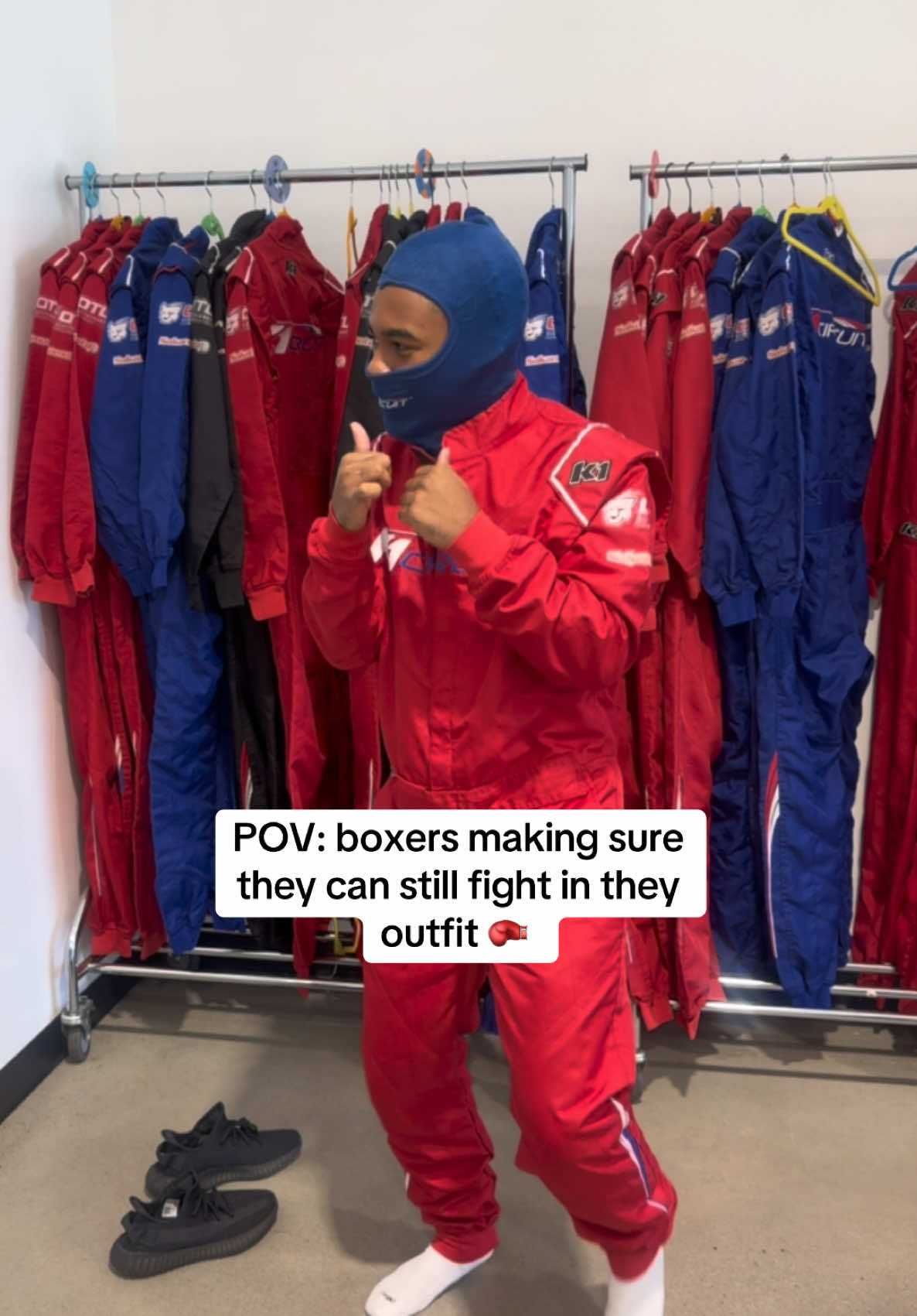 Boxers making sure they can still fight in they outfit 😂🥊 #boxing #mma #foru #fyp 