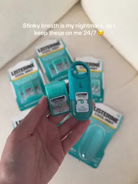 U will never catch me with stinky breath 😗 #freshbreath #oralhygiene #tiktokshopfinds #fyp #fypシ 