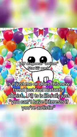 Coming from a diagnosed autistic person with these interests... #autism #autistic #trend #tbhcreature #femtanyl 