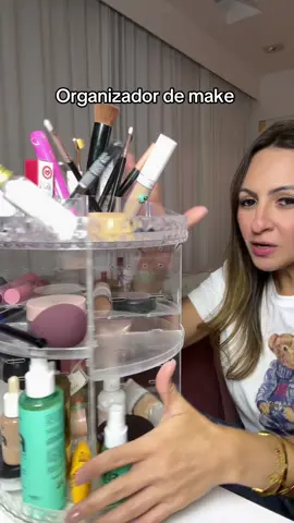 Organizador de make #tiktokshopfamiliapimentel #make #maquiagem 