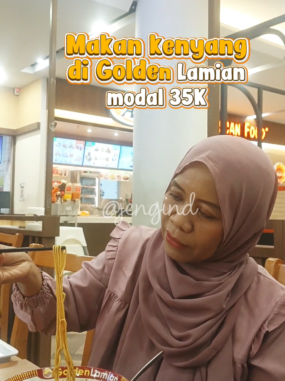 Modal 35K bisa makan kenyang di Golden Lamian loh kalau kalian belinya lewat klik lokasi video ini, yuk cobain sebelum promonya kehabisan!  #PromoMakanMerdeka  #GoldenLamian  #JelajahKuliner 