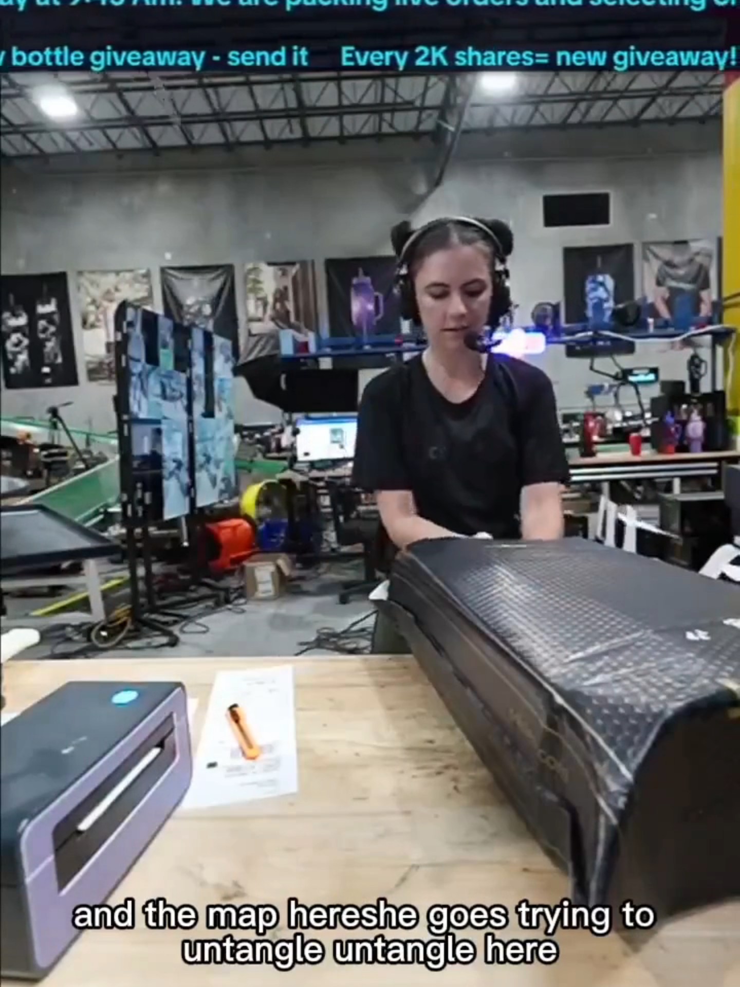 Watch Jorja in action as she packs an order! Thanks, Coldie! 💙 | COLDEST Limitless Bottle 46oz | Paracords #coldest #coldestwaterbottle #tumblersoftiktok #foryoupage #tumbler #fyp #packingorders