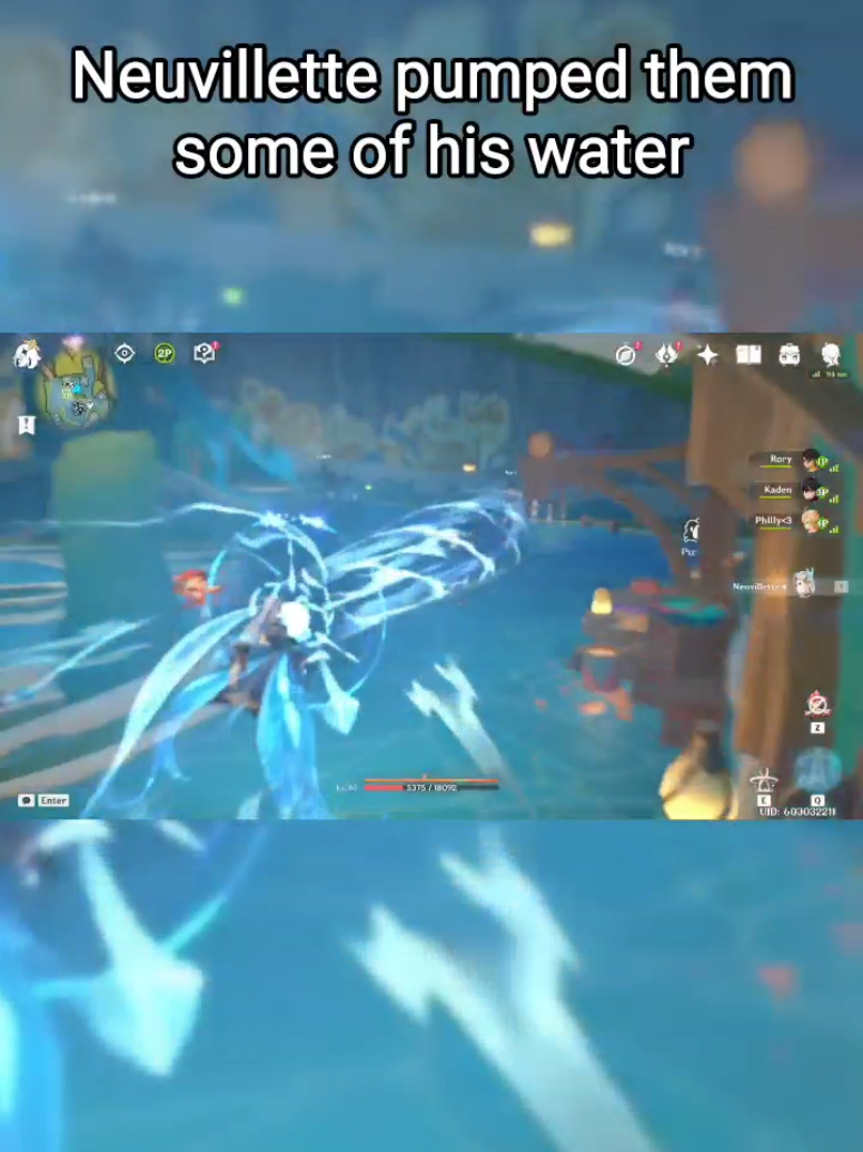 Neuvillette pumped them some of his water #Genshin #GenshinImpact #Natlan #YouTubeClips #AnimeGamer  FEATURED: @BADKADENxx @THE Rormaster 😛 @Philly 