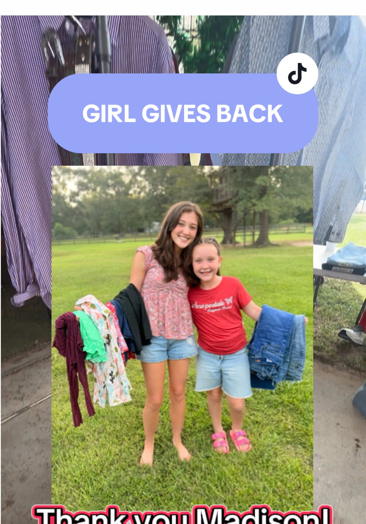 More donations!!! #GirlGivesBack #stockshow #donation #showclothes  #helpingothers 