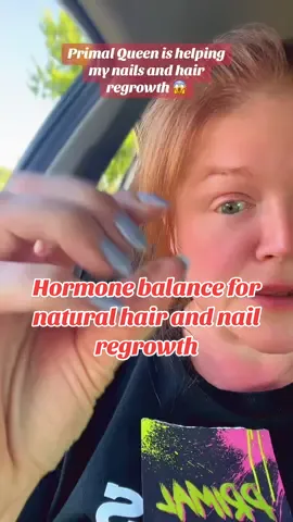 My body is finally showing signs of healing 🥹✨ First I noticed my nails are getting stronger and then baby hairs growing back where it was thinning!!! 🙌 The only thing I’ve changed in the past 3 weeks is adding Primal Queen. It’s supposed to support hormone balance, and honestly I think that’s why I’m seeing these changes already. If you’ve been struggling with thinning hair, weak nails, or hormone ups and downs, this might give you hope too 💕 #HairRegrowth #NailStrength #HealthyNails #HormoneBalance #thinninghairhelp 