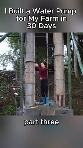 part 3 I Built a Water Pump for My Farm in 30 Days #camping #bushcraft #Outdoors #survival 