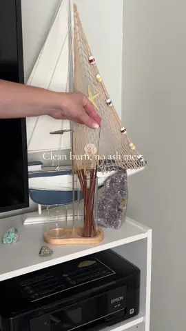 This incense burner stores your sticks, catches all the ash, and looks like a piece of decor. It’s giving calm, clean, and curated. #homevibes #functionaldecor #MindfulLiving #zenhome #organizedaesthetic 