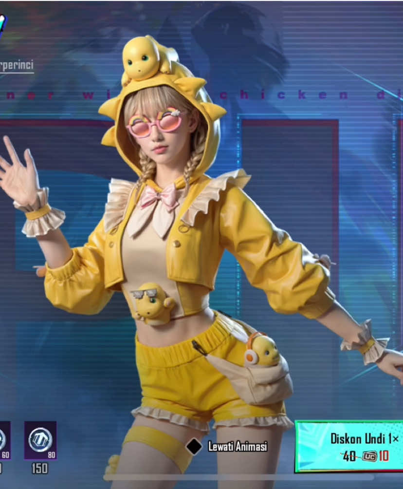 Ayo para ciwi nailong udah hadir di PUBG global nih auto gaca gak sih? #fyp #fypシ゚ #pubgmobile #pubgxnailong #dinokuning 
