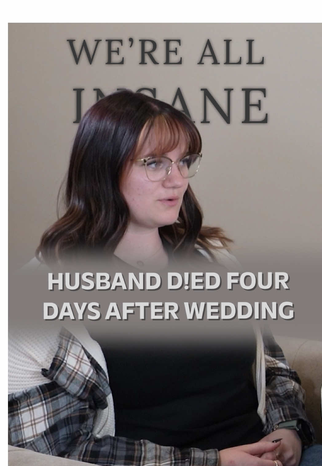 Brie lost her husband four days after they married, while pregnant. Watch the new We’re All Insane episode on Apple, Spotify, or YouTube. #wereallinsane #loss #healing #foryou #fyp 
