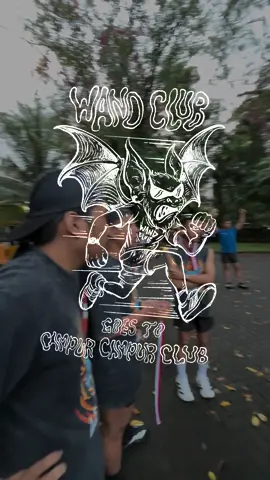 FUN RUN 5K🏃 @Campur Campur Club bareng kawand” @Wand Club 🦇⛓️‍💥 #funrun #runincottonbali #wandclub