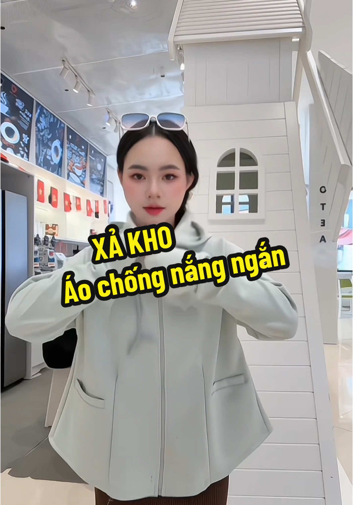 Áo nắng dáng Ngắn Chất Thun lạnh điều hoà siêu mát siêu cute chỉ 119-130k tại video #aochongnangnu #aochongnangthunlanhdieuhoa #aochongnangnamnu #xuhuong #honghatb 