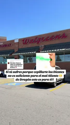 Respuesta a @genrry_13 Si tú sufres porque cepillarte los Dientes  no es suficiente para el mal Aliento 😷  de Dragón esto es para ti!!  #walgreens #walgreensfinds #walgreenshaul #clorofilaliquida @Walgreens 