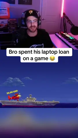 Bro spent his laptop loan on a game 😂 #streamer #streaming #fyp 