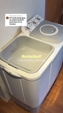 Replying to @Alio may stock na po ulit sa gray color✨ #washingmachine 
