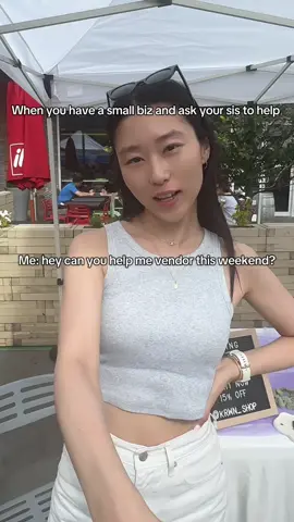 Family means you work for free right?  #fyp #funny #viral #sister #SmallBusiness 
