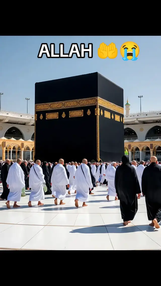The Holy Kaaba Journey for the Soul Peace for the Heart, A The Holy Kaaba is not just a structure; it's the heartbeat of every Muslim. It's the sacred center from where the message of Islam spread across the globe. Every year, millions of hearts are drawn to Makkah with a single desire - to cast just one glance at the Kaaba, because in that gaze lies peace, blessings, and a deep connection with Allah. The black cloth of the Kaaba (Kiswah), adorned with golden Quranic calligraphy, leaves the soul in awe. As pilgrims circle around it in Tawaf, it feels as if a divine thread links earth to the heavens, and mercy is descending from above. Every prayer echoes, every tear is accepted. Rich or poor, all stand equal here with one purpose: closeness to Allah #tiktokteamunfreezemyaccount #unfreezemyacount #foryou #makkah #saudiarabia🇸🇦 