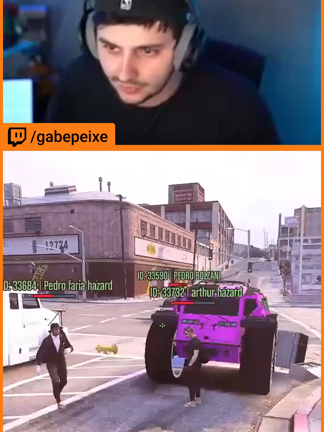 O Cesar é imprevisível KKKKKKK #cortesgabepeixe #gabepeixe #loudgg #gabe #gameplay #gtarp #metropolerp #funny #engracado