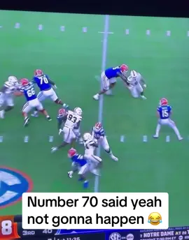 He was moving in slow motion 😂 #football #CollegeFootball 