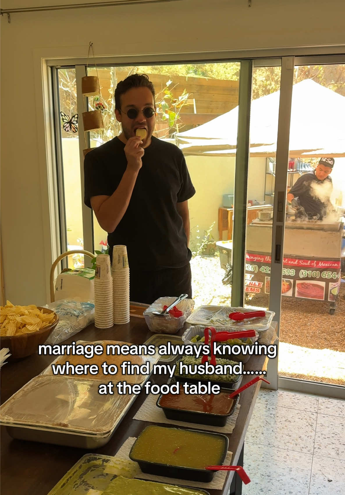 likely place for him to be #couplecomedy #couple #Foodie #FoodTok #husband 
