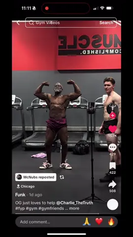 Sometimes the best part about the gym is the people you meet and friendships you make. #GymTok #gym #fyp @Charlie_TheTruth @Funk 