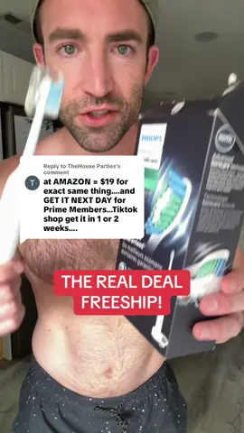 Replying to @TheHouse Parties  The real deal! #philipssonicare #oralhygiene #dental #tiktokshop 