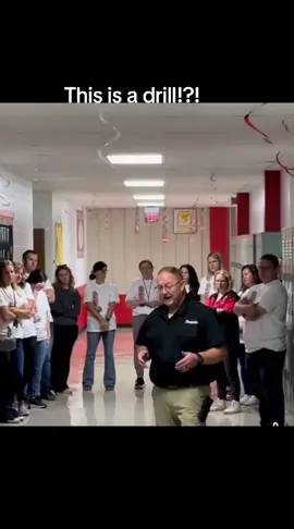 Just traumatizing and entire generation. No end in sight for such actions but we can have drills about what to do. While in a school hallway with said potential shooter. #fyp #backtoschool #america #school #september 