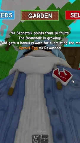 WOAH BEANSTALK TINGGI LANGSUNG NUMBUH #roblox #growagarden