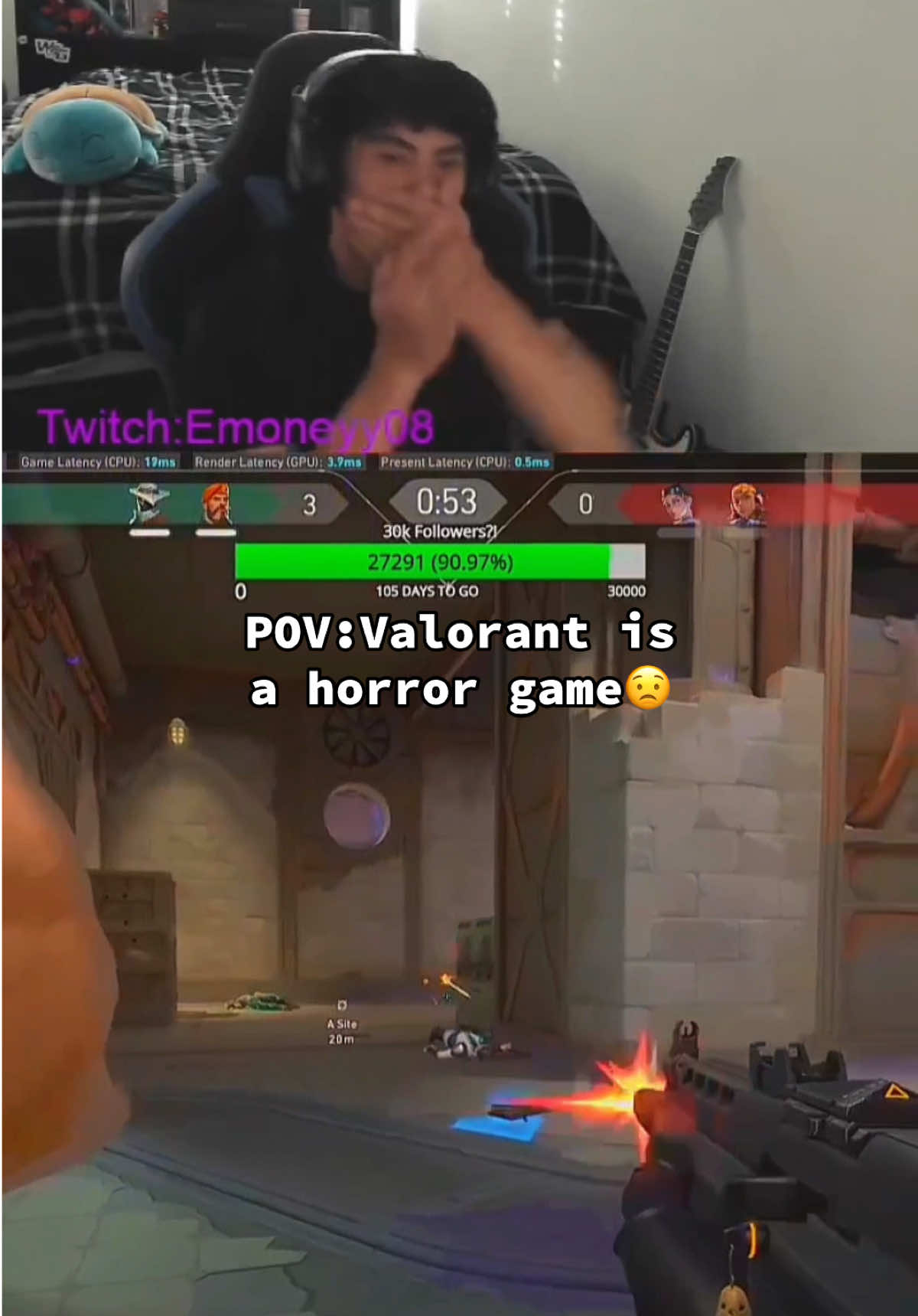 Valorant might be a horror game😭#Valorant #valorantfunny #fyp #viralvideo #CapCut 