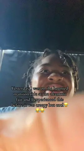 The way I said “That place looks like a bad mf around here”,got me dead😂😂😂😂😂 don’t mind my skin I look black asf because of the sun😭😭 #fair #hauntedmanson #funnyvideos #viralvideo #viralpost