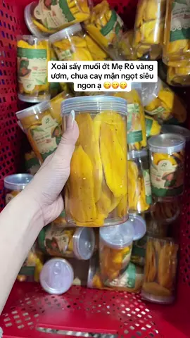 Xoài sấy muối ớt Mẹ Rô siêu ngon đây ạ 😋 #xoaisaymuoiot 